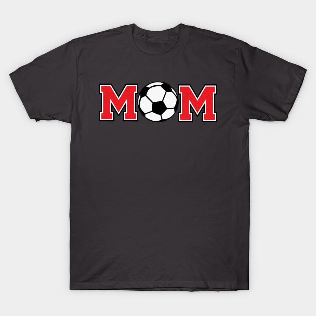 Soccer Mom Red T-Shirt by capesandrollerskates 